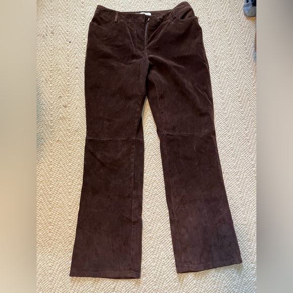 Vintage Marshall Fields suede pants - Picture 2 of 9